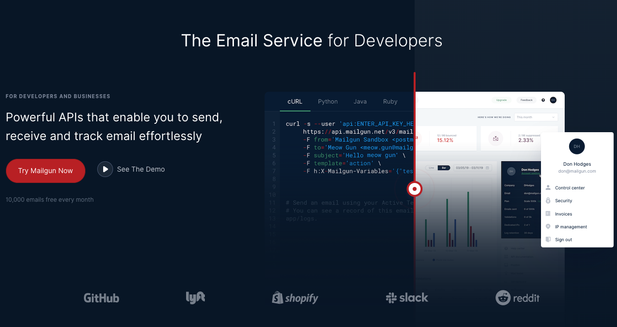 Free transactional email services for developers [2019]